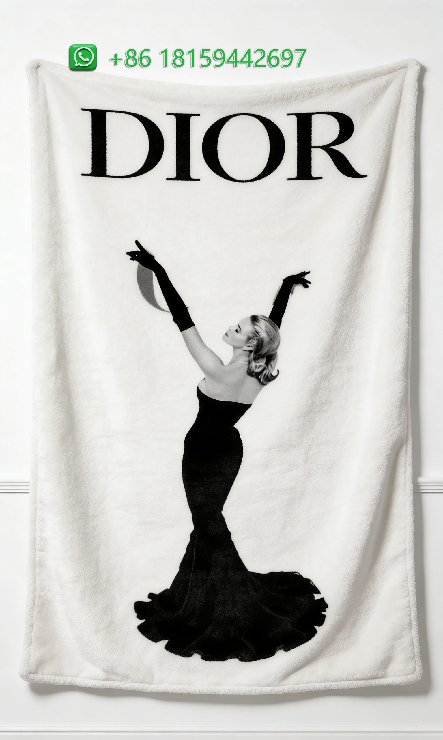 Dior Throw Blankets